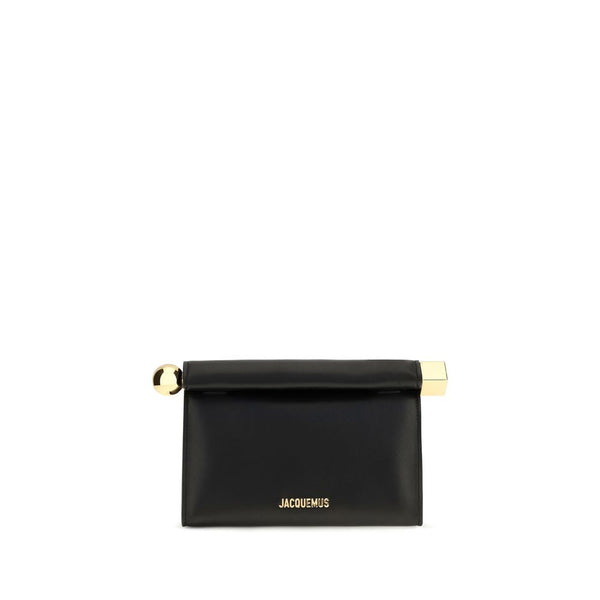Black Lamb Ovis Aries Clutch Bag