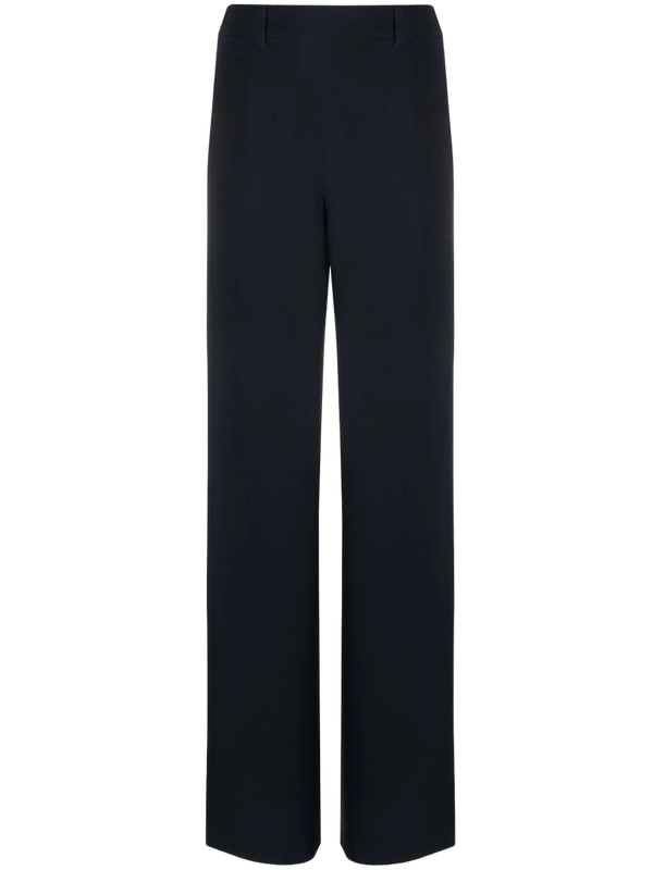 Valentino Silk blend trousers in navy
