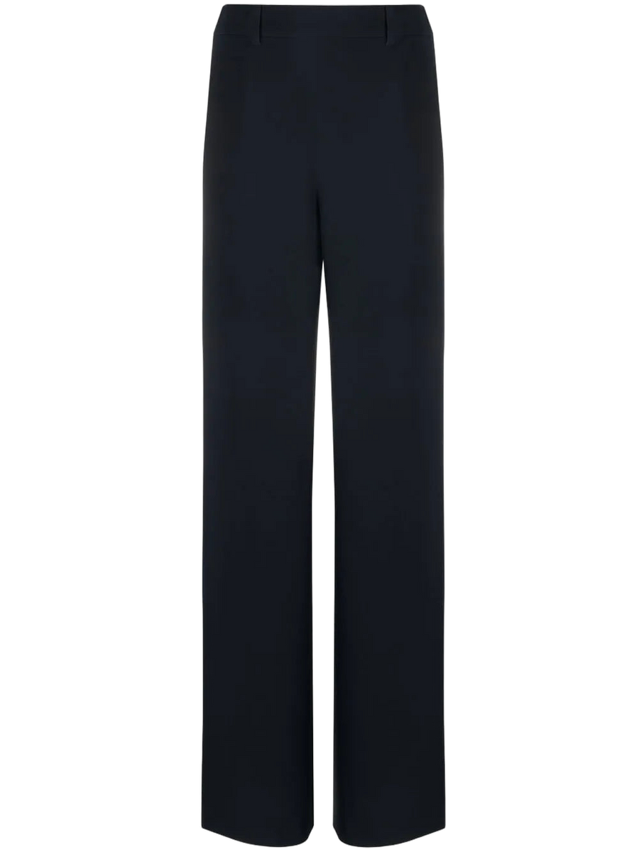 Valentino Silk blend trousers in navy