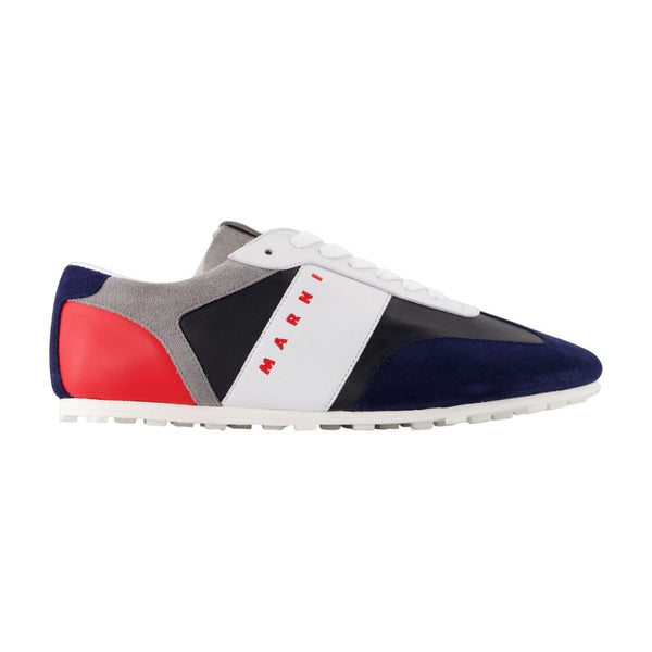Marni Lambskin sneaker in multicolor