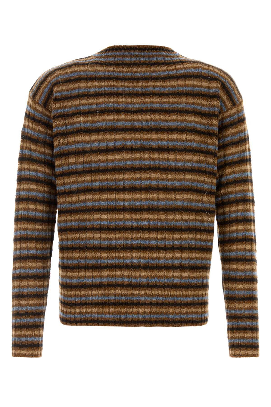 Embroidered Wool Sweater Ruggine Exterior: Viirgn Maglieria