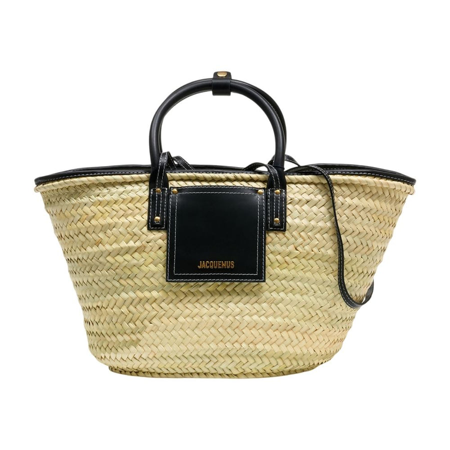 Jacquemus Raffia tote bag in beige