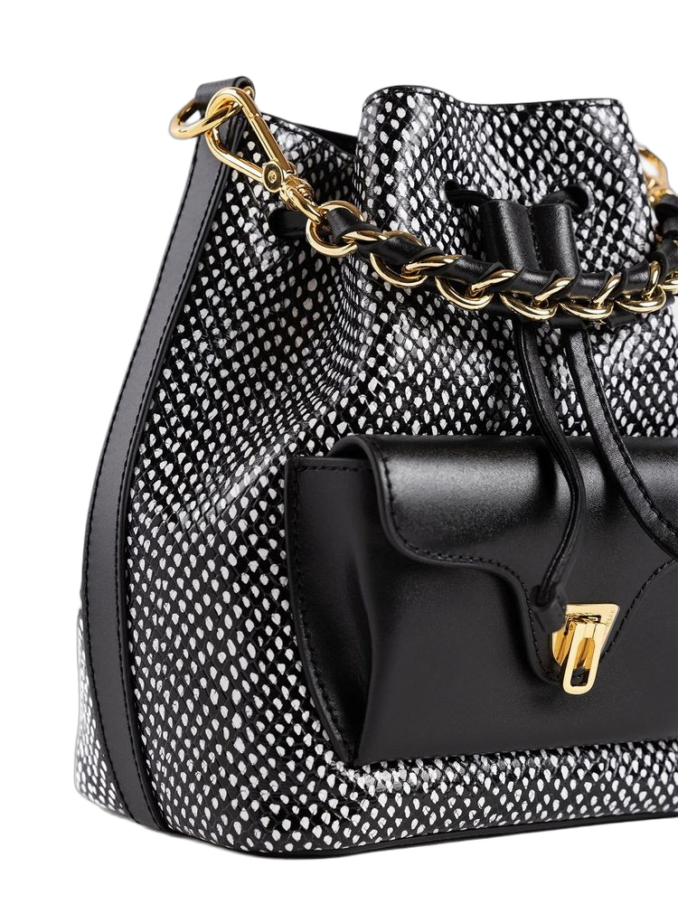 Coccinelle 70% Calf Split Leather shoulder bag in black