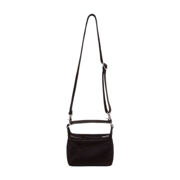 SamsøE SamsøE Calfskin shoulder bag in brown