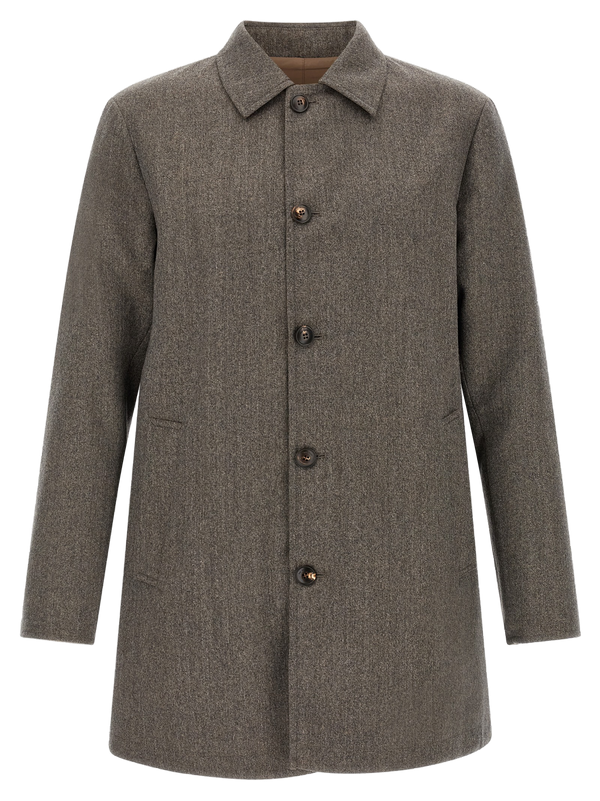 Pal Zileri 100% wool coat in brown