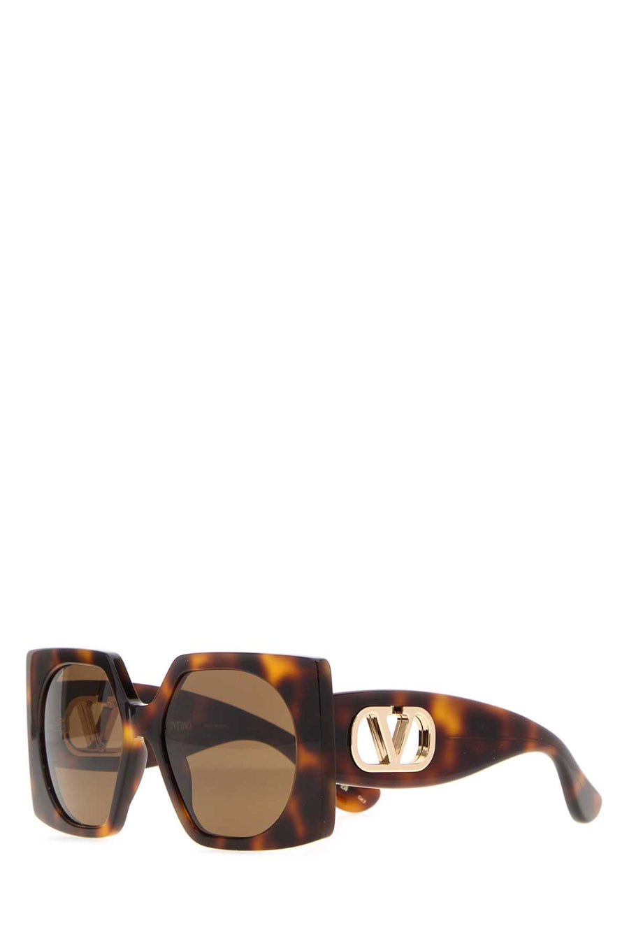 Valentino Garavani SUNGLASS 100% Acetate sunglasses in brown