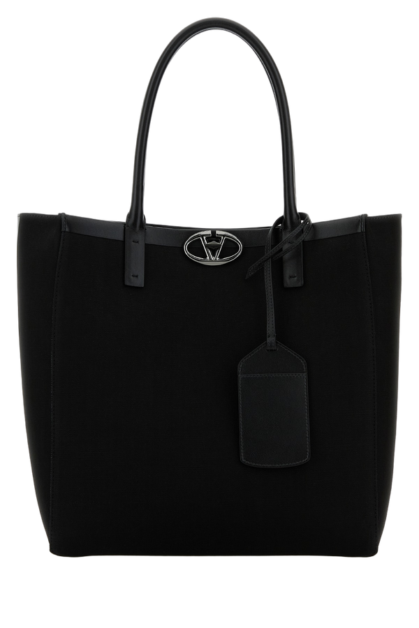 Valentino Garavani 100% cotton tote bag in black