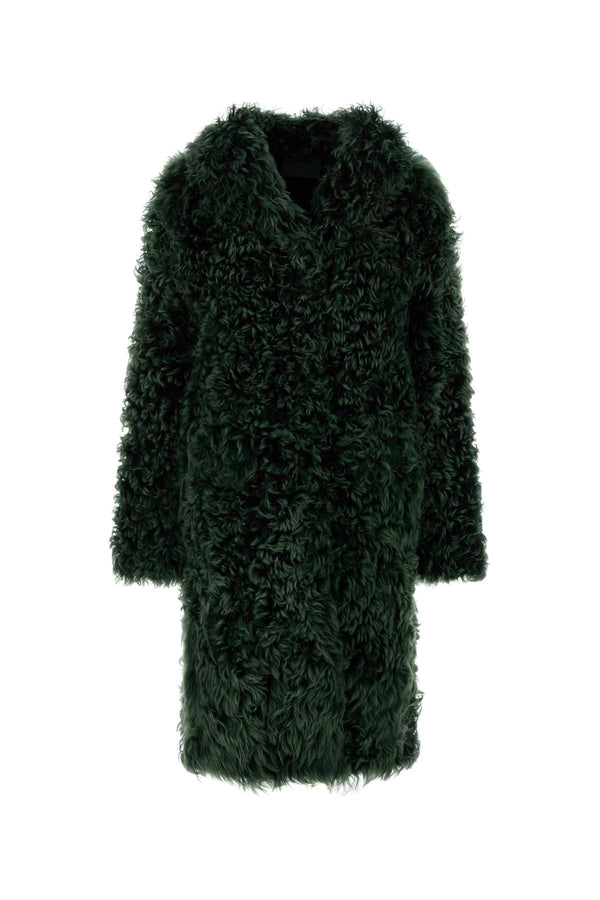 Green Fur Smeraldo Exterior: Shearling Giacche In Pelle