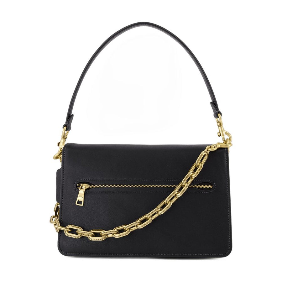 Coach Cowhide shoulder bag in black