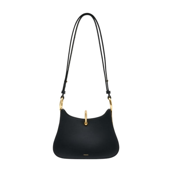 Rabanne Calfskin shoulder bag in black