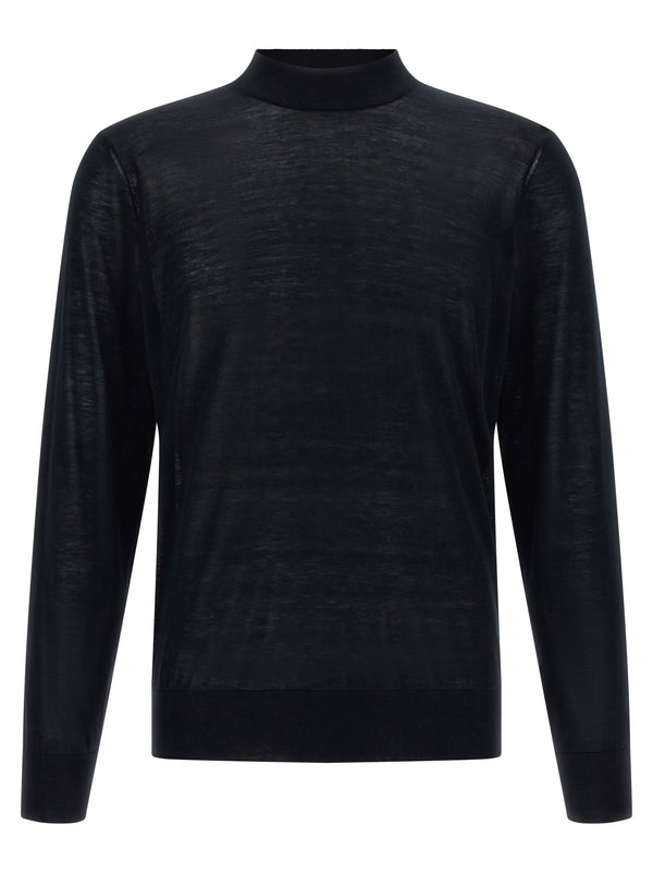 Brunello Cucinelli 62% silk sweater in black