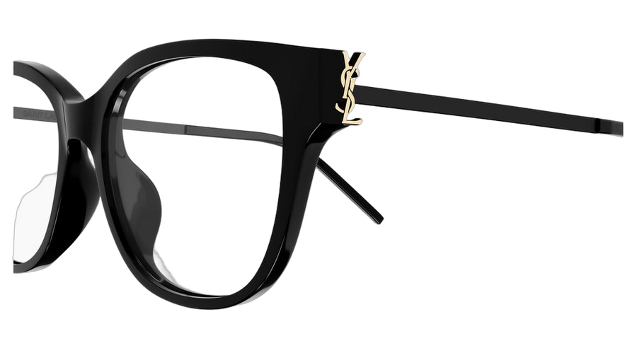 Saint Laurent SL Recycled Acetate eyeglasses in black