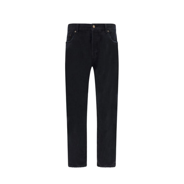 Saint Laurent 100% Cotton jeans in black