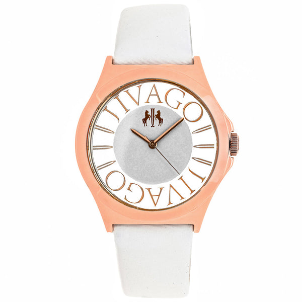 Jivago Stainless steel case watch in rose gold