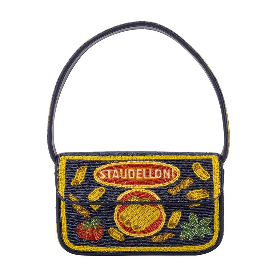 Staud synthetic shoulder bag in navy