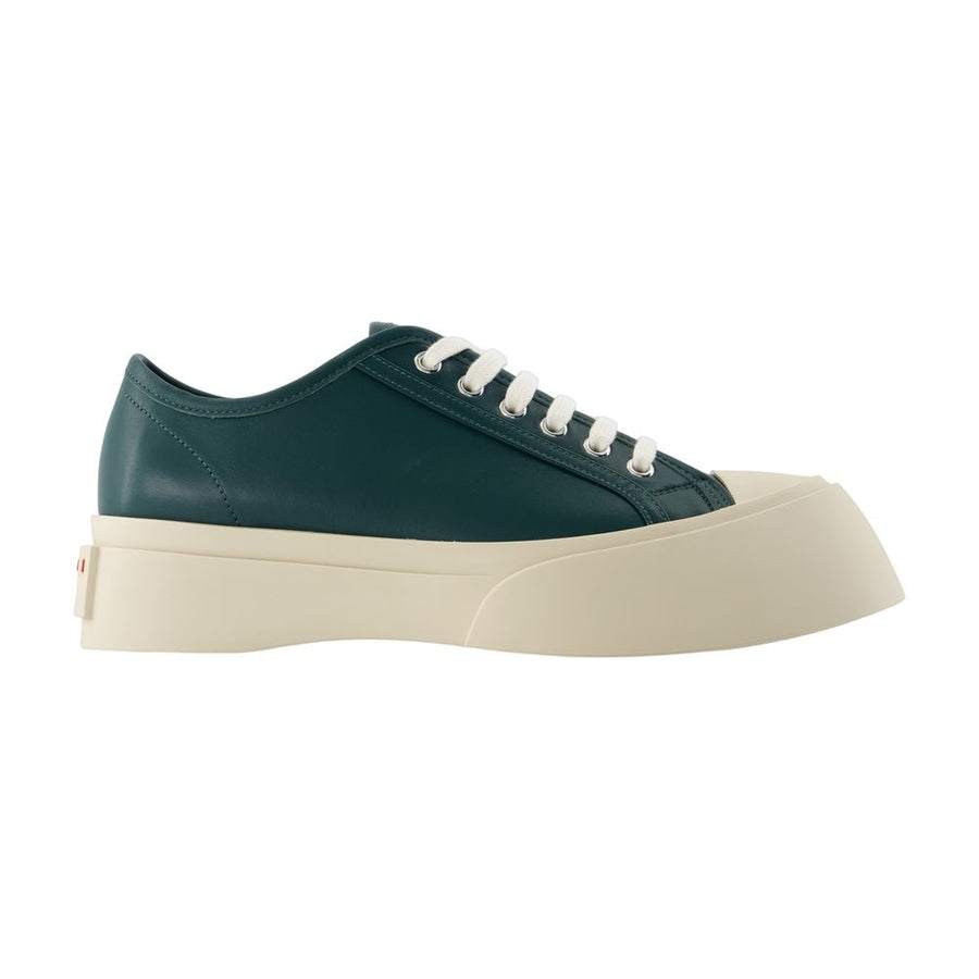 Marni Calfskin sneaker in green