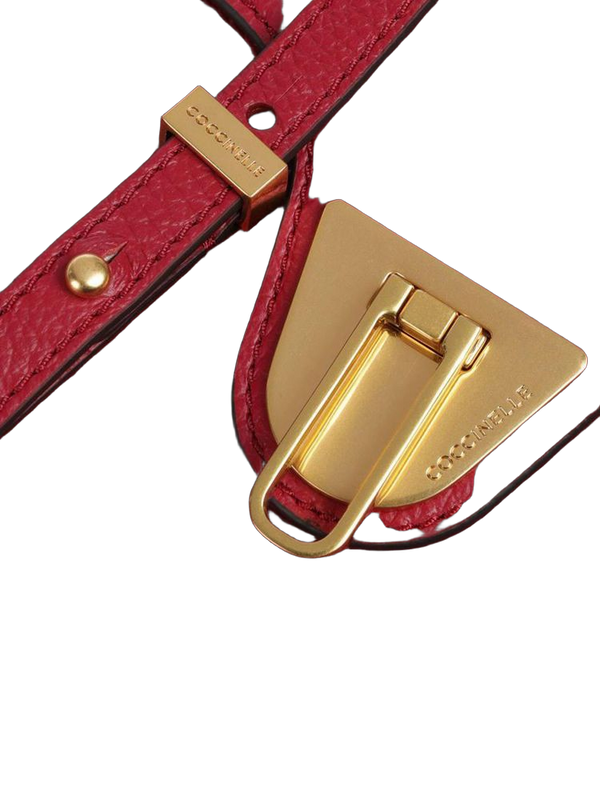Coccinelle 100% Cowhide crossbody bag in red