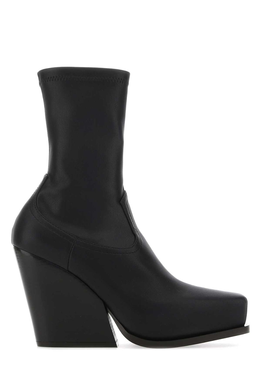 Stella McCartney Exterior: 60% Polyurethane 40% Polyester; Interior: 60% Polyurethane 40% Polyester; Sole: Thermoplastic polyurethane boots in black