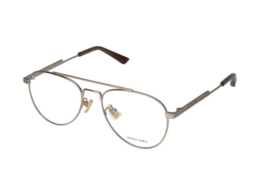Bottega Veneta BV1340OK Metal eyeglasses in gold