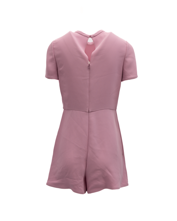 Pink Women Romper Powder
