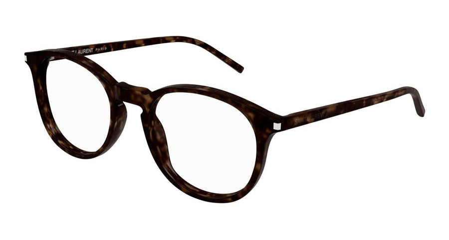 Eyeglasses Saint Laurent Sl 106 018 Havana Transpa 50-19-145 Acetate