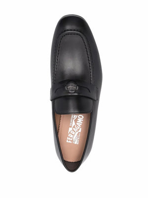 Ferragamo Calf leather loafer in black