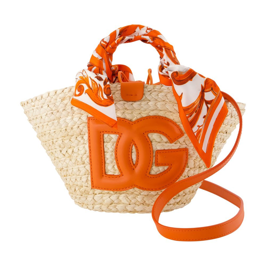 Kendra Shopper Bag - Dolce&gabbana Raffia Beige / Totes-shopping-bags