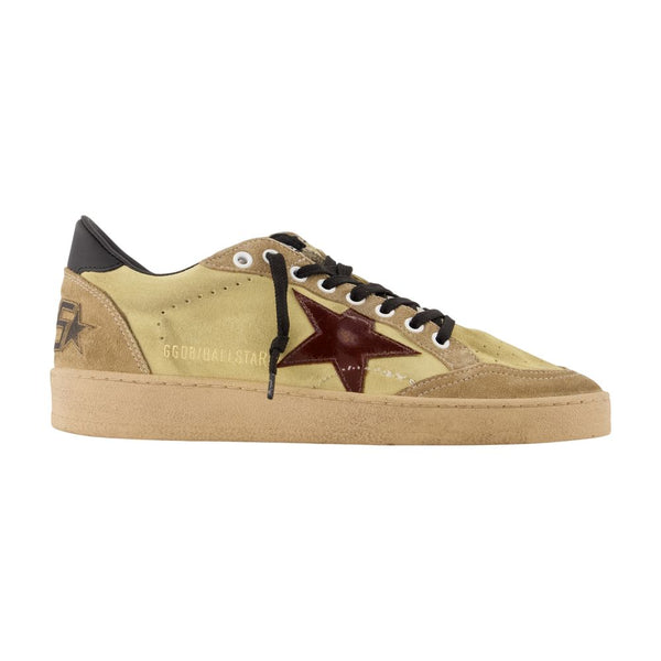 Ball Star Sneakers - Golden Goose Deluxe Brand Leather Yellow Calfskin Shoes /