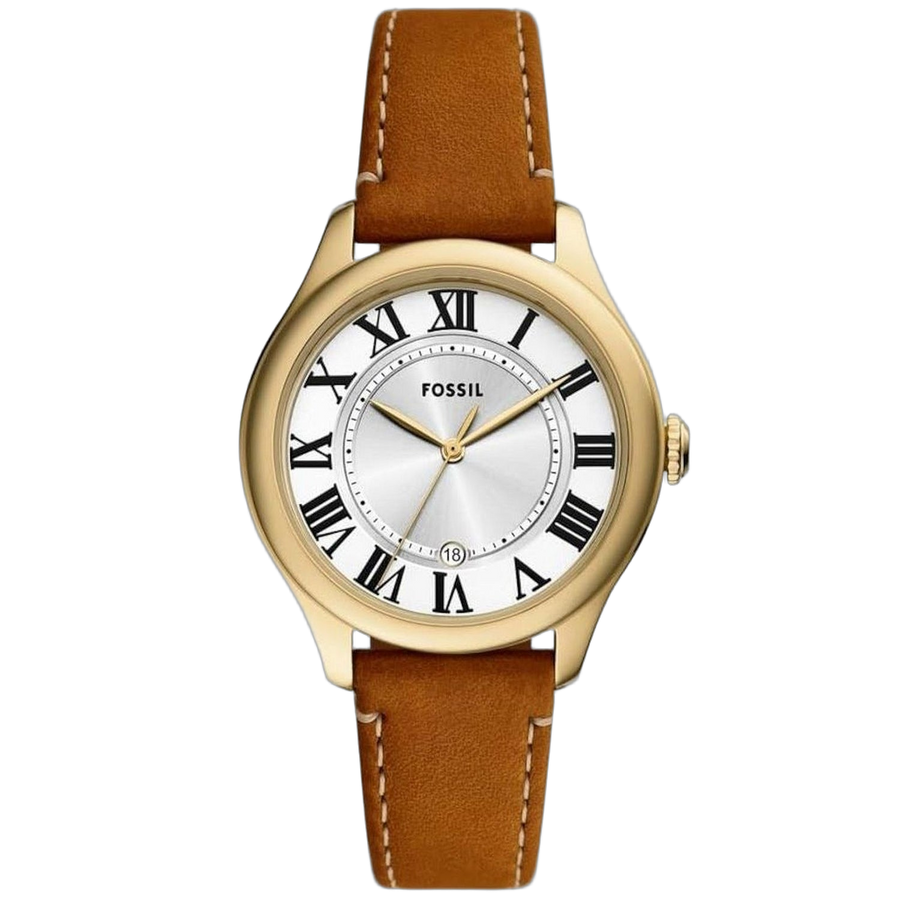 Fossil Stainless steel case watch in gold