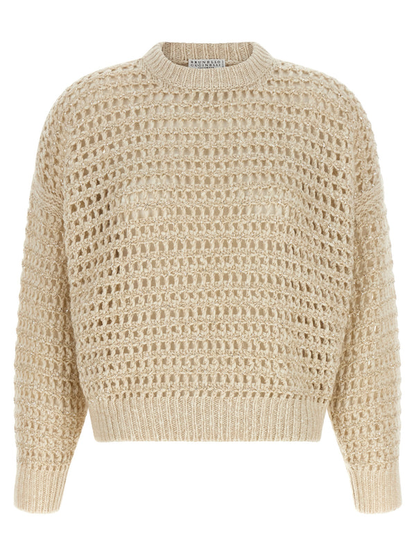 Brunello Cucinelli Lamb's wool sweater in beige