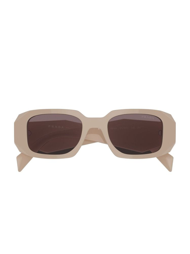 Prada 0PR Acetate frame sunglasses in beige