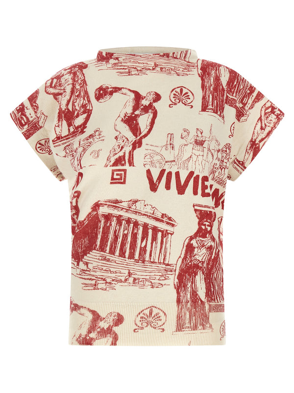Vivienne Westwood 85% cotton t-shirt in red