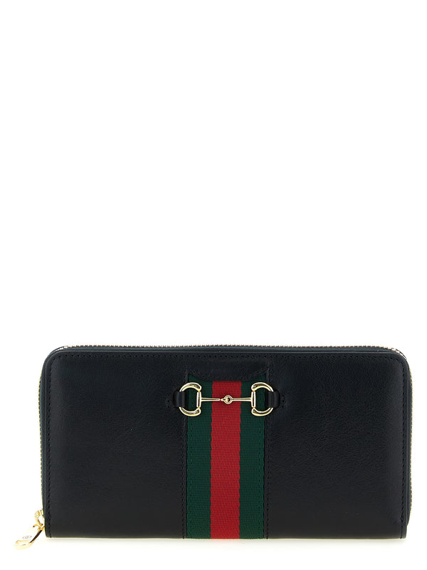 Gucci 100% calfskin leather wallet in black