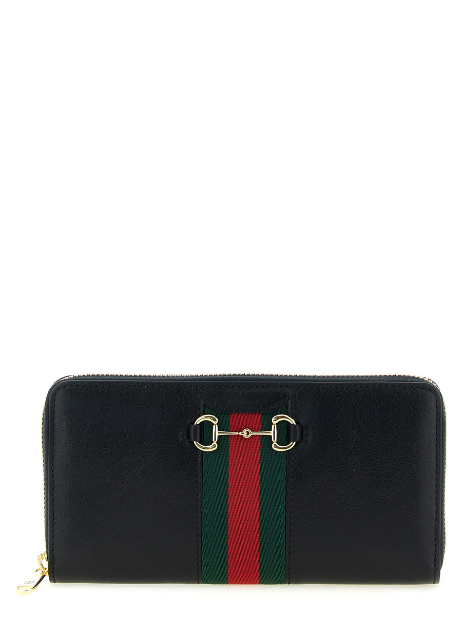 Gucci 100% calfskin leather wallet in black