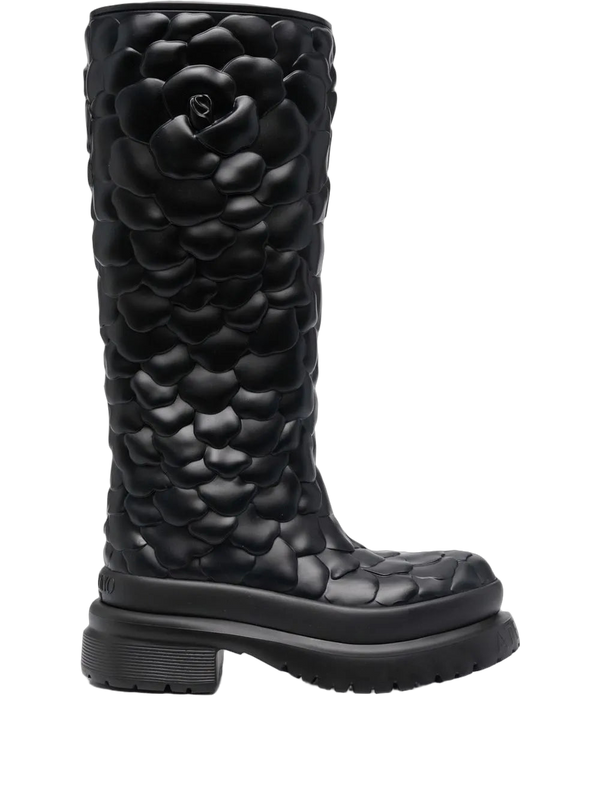 Valentino PVC boot in black