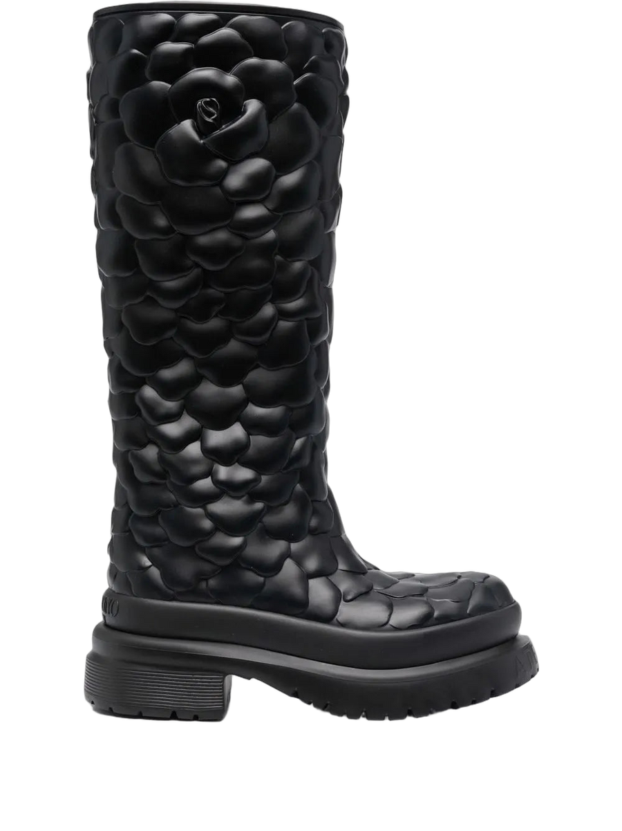 Valentino PVC boot in black