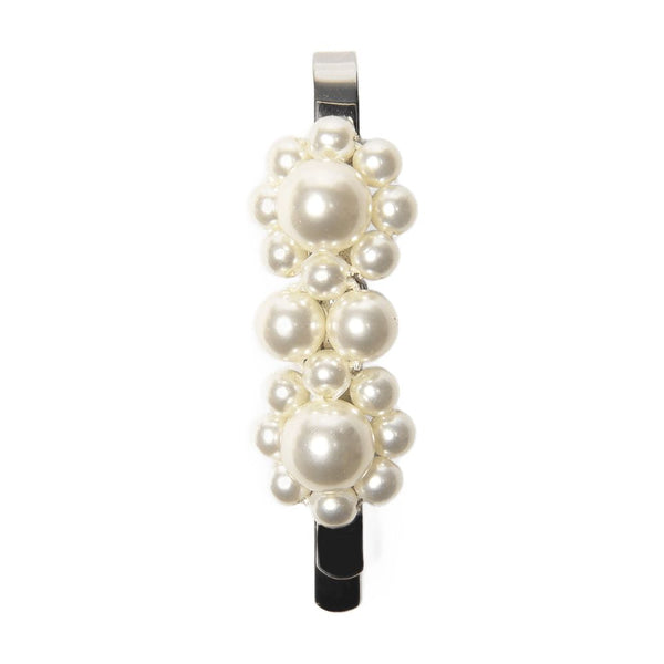 Simone Rocha Synthetic pearls hair clip in white