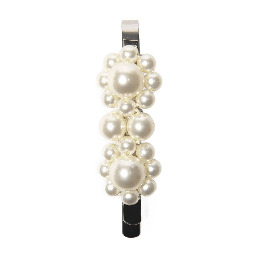 Simone Rocha Synthetic pearls hair clip in white