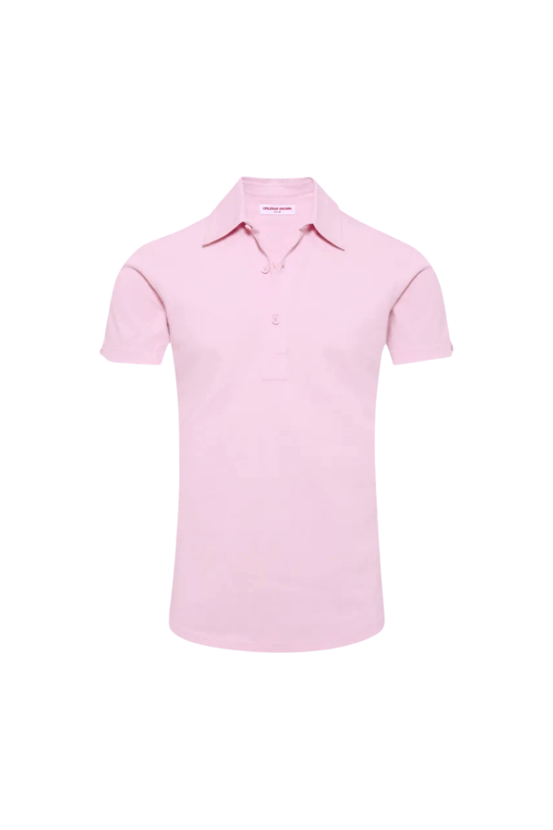 Orlebar Brown 100% Cotton polo in pink
