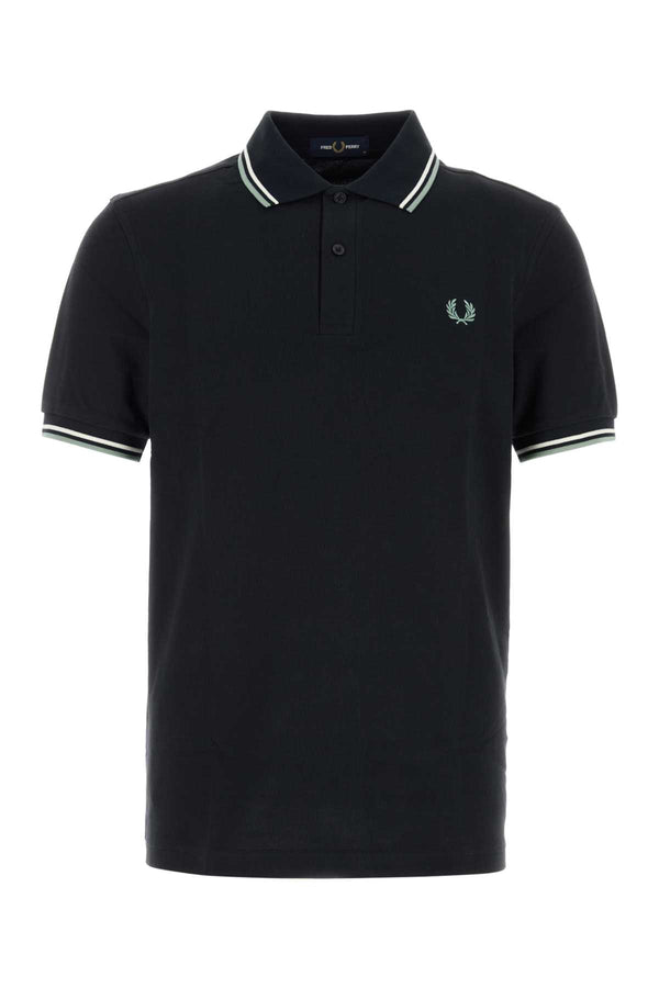 Navy Blue Piquet Polo Shirt Nvyecruslvrblu Exterior: Cotton