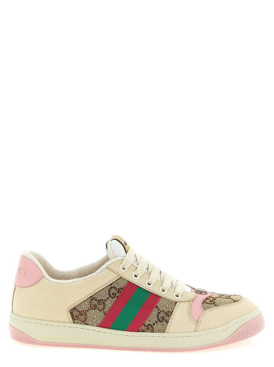 Gucci 100% calf leather sneaker in multicolor