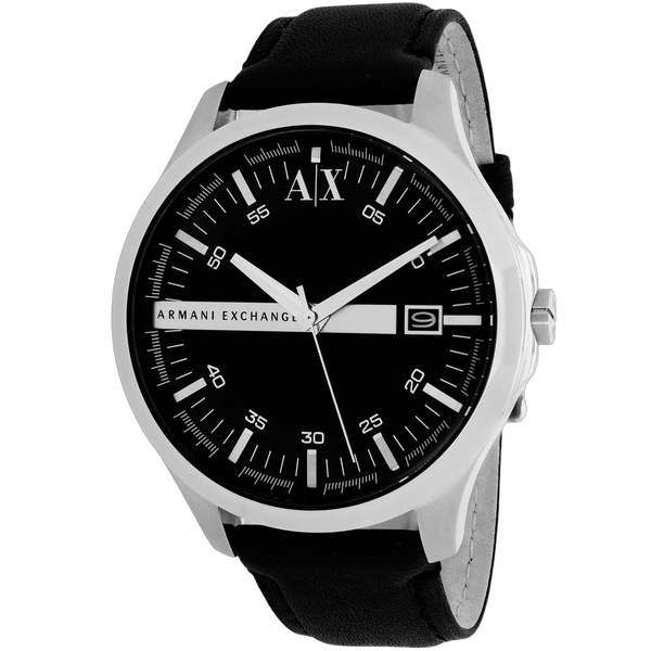 Armani Exchange Stainless steel case watch in black