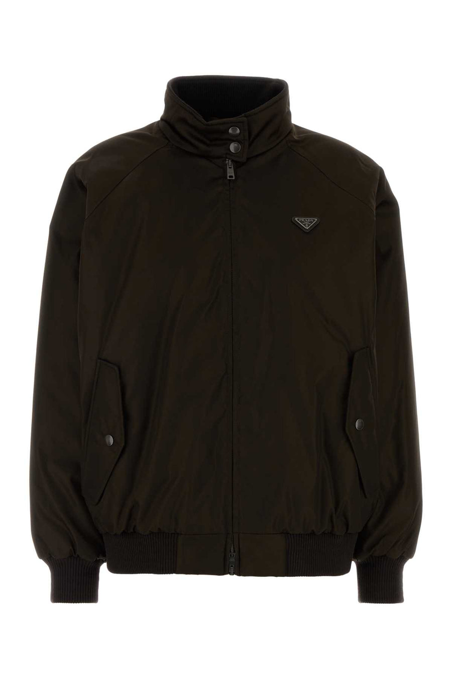 Brown Re-Nylon Bomber Jacket Cacao Giubbini