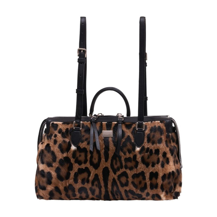 Dolce&Gabbana Calfskin shoulder bag in multicolor