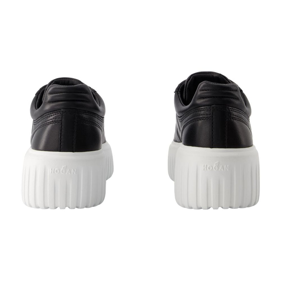 Hogan Goatskin sneaker in black