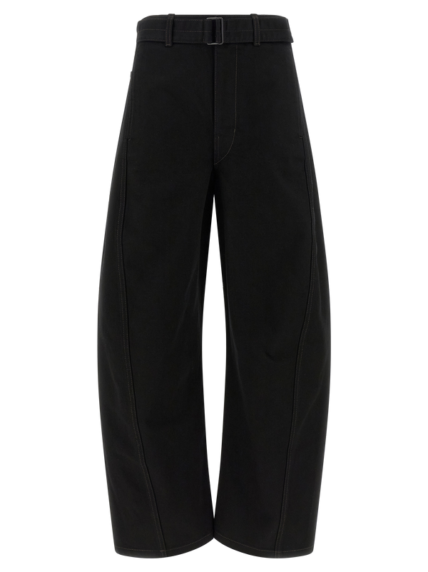 Lemaire 100% Cotton jeans in black