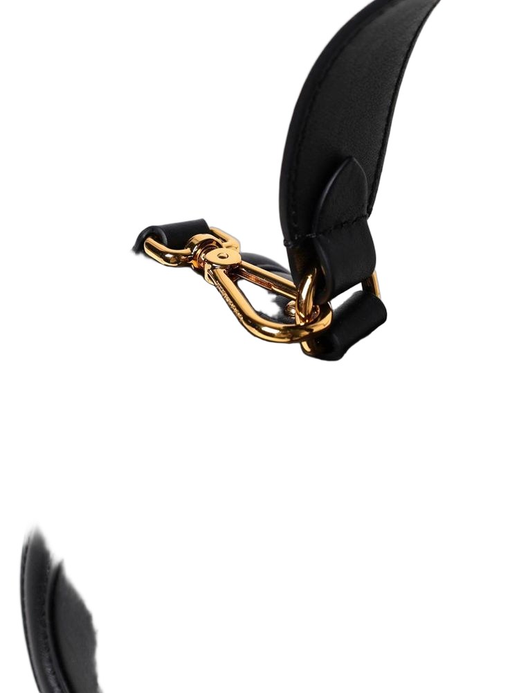 Coccinelle 100% Cow Leather top handle bag in black