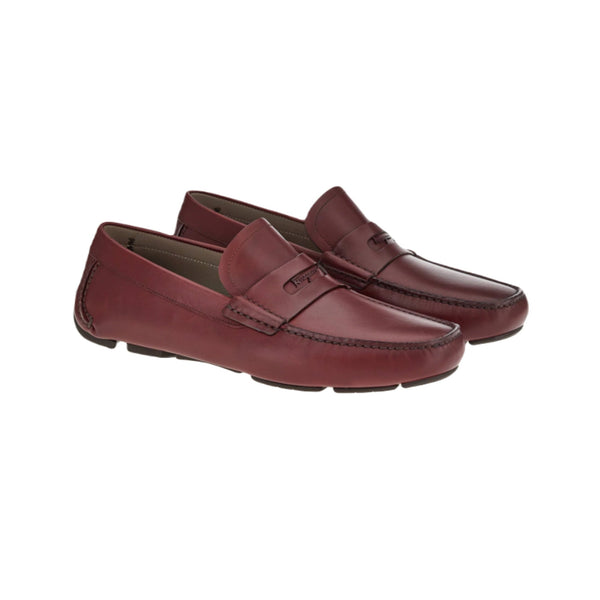 Ferragamo Leather loafer in red