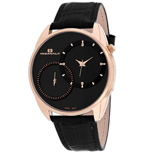 Oceanaut Stainless steel case watch in black