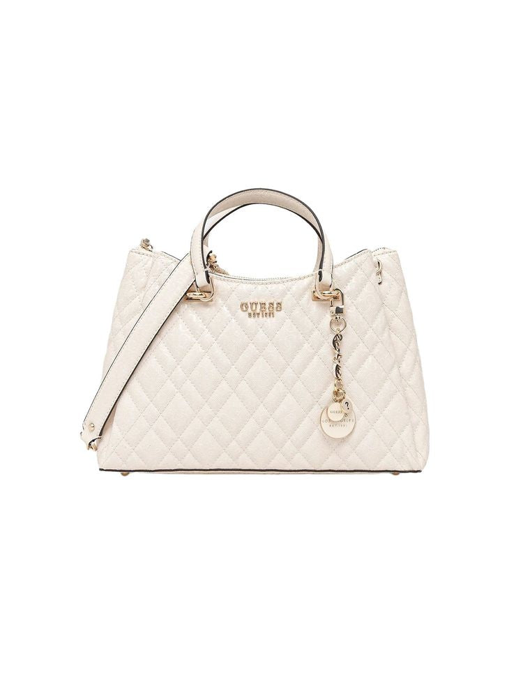 Guess 100% Polyurethane shoulder bag in white